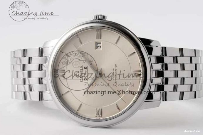 0313 Bright De Ville SS DIWF 1:1 Best Edition Silver Dial SS Markers on SS Bracelet MIYOTA 7848